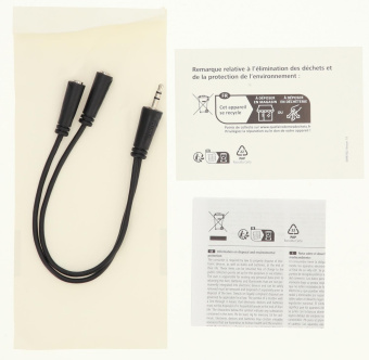 Адаптер аудио Hama H-200349 Jack 3.5 (m)/2xJack 3.5 (f) 0.15м. черный (00200349) от магазина РЭССИ