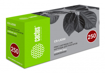 Картридж лазерный Cactus CS-LX250 E250A11E черный (3500стр.) для Lexmark E250/E350/E352 от магазина РЭССИ