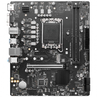 Материнская плата MSI PRO H610M-E Soc-1700 Intel H610 2xDDR5 mATX AC`97 8ch(7.1) GbLAN+VGA+HDMI от магазина РЭССИ