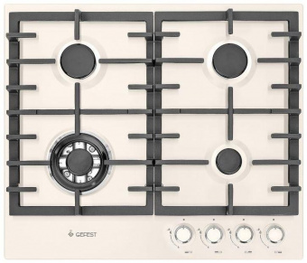 Газовая варочная поверхность Gefest ПВГ 1214-01 К81 кремовый от магазина РЭССИ