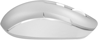 Мышь A4Tech Fstyler FB26CS Air серебристый/белый оптическая (2000dpi) silent беспроводная BT/Radio USB для ноутбука (4but) от магазина РЭССИ