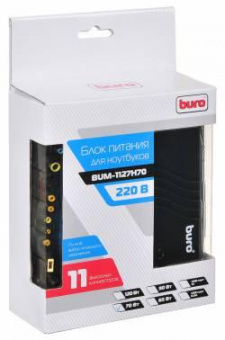 Блок питания Buro BUM-1127H70 ручной 70W 12V-20V 11-connectors от бытовой электросети от магазина РЭССИ