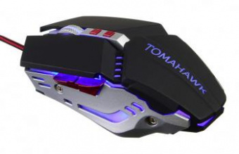 Мышь Оклик 999G TOMAHAWK черный/серебристый оптическая (3200dpi) USB (8but) от магазина РЭССИ