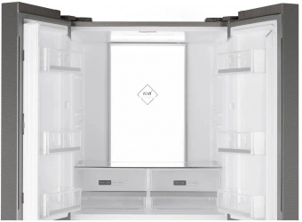 Холодильник Weissgauff WCD 450 X NoFrost Inverter 2-хкамерн. нержавеющая сталь (двухкамерный) от магазина РЭССИ