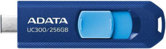 Флеш Диск A-Data 256GB Type-C UC300 ACHO-UC300-256G-RNB/BU USB3.2 синий/голубой от магазина РЭССИ