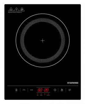 Плита Индукционная Starwind STI-1002 черный стеклокерамика (настольная) от магазина РЭССИ