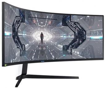 Монитор Samsung 48.7" LC49G95TSSI черный VA LED 32:9 HDMI полуматовая HAS Piv 420cd 178гр/178гр 5120x1440 DP DQ USB 16.7кг от магазина РЭССИ