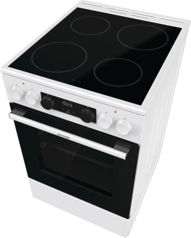 Плита Электрическая Gorenje GEC5C61WG белый стеклокерамика (без крышки) от магазина РЭССИ