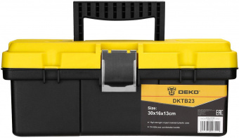 Ящик для инстр. Deko DKTB23 1отд. 4карм. желтый/черный (065-0828) от магазина РЭССИ