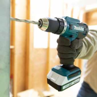 Дрель-шуруповерт Makita HP488D002 18Вт аккум. патрон:быстрозажимной (кейс в комплекте) от магазина РЭССИ