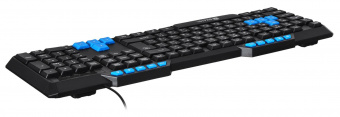 Клавиатура Оклик 750G FROST WAR черный/черный USB Multimedia for gamer от магазина РЭССИ
