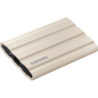 Накопитель SSD Samsung Original USB-C 2Tb MU-PE2T0K/WW Shield T7 1.8" бежевый от магазина РЭССИ