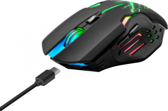Мышь Defender Katana GM-511 черный оптическая 3200dpi silent беспров. USB 5but (52511) от магазина РЭССИ