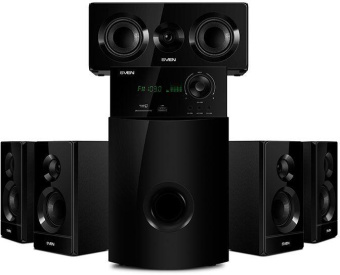Колонки Sven HT-210 5.1 черный 125Вт от магазина РЭССИ