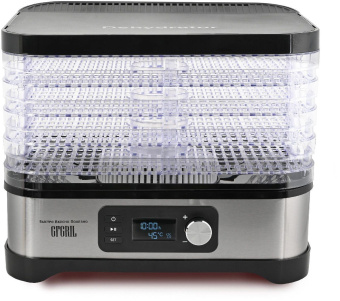 Сушка для фруктов и овощей GFGril GFD-001 6под. 500Вт серебристый от магазина РЭССИ