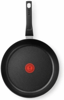 Сковорода Tefal Easy Plus 04237926 круглая 26см ручка несъемная (с крышкой) черный (9100054101) от магазина РЭССИ