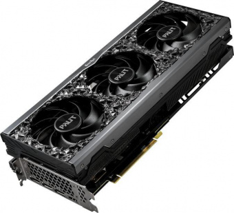 Видеокарта Palit PCI-E 4.0 RTX4070Ti GAMEROCK PREMIUM NVIDIA GeForce RTX 4070TI 12288Mb 192 GDDR6X 2310/21000 HDMIx1 DPx3 HDCP Ret от магазина РЭССИ