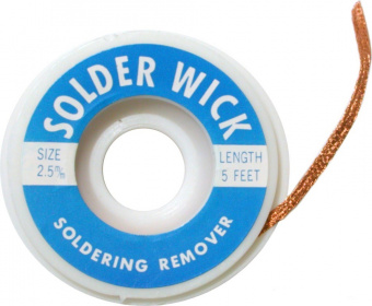 8PK-031C, Оплетка для выпайки 2.5мм х 1.5м от магазина РЭССИ