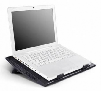 Подставка для ноутбука Deepcool WIND PAL FS (WINDPALFS) 17"382x262x24мм 27дБ 2xUSB 2x 140ммFAN 793г черный от магазина РЭССИ