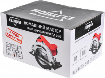 Циркулярная пила (дисковая) Elitech ПД 190 1300Вт (настольная) от магазина РЭССИ
