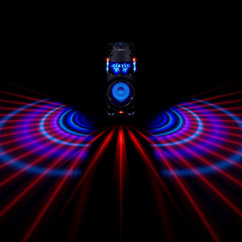 Минисистема Sony MHC-V43D черный CD CDRW DVD DVDRW FM USB BT от магазина РЭССИ