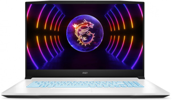 Ноутбук MSI Sword 17 A12VE-808XRU Core i5 12450H 16Gb SSD512Gb NVIDIA GeForce RTX4050 6Gb 17.3" IPS FHD (1920x1080) FreeDOS white WiFi BT Cam (9S7-17L522-808) от магазина РЭССИ
