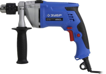 Дрель ударная Зубр ЗДУ-850 ЭРМКМ2 850Вт патрон:кулачковый реверс (кейс в комплекте) от магазина РЭССИ