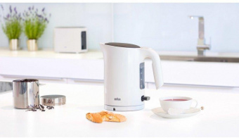 Чайник электрический Braun WK3000WH 1л. 2200Вт белый (корпус: пластик) от магазина РЭССИ