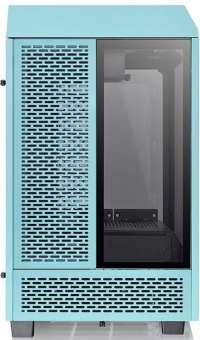 Корпус Thermaltake The Tower 100 Turquoise бирюзовый без БП miniITX 1x120mm 3x140mm 2xUSB3.0 audio bott PSU от магазина РЭССИ