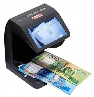 Детектор банкнот Docash Mini Combo просмотровый мультивалюта от магазина РЭССИ