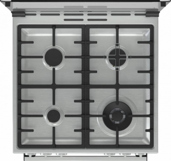 Плита Газовая Gorenje GI6322XA нержавеющая сталь (стеклянная крышка) реш.чугун от магазина РЭССИ