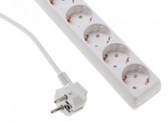 Сетевой удлинитель Buro BU-PS5.1/W 1.5м (5 розеток) белый (пакет ПЭ) от магазина РЭССИ