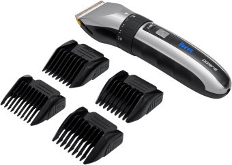 Машинка для стрижки Polaris PHC 3017RC Argan Therapy Pro черный/серебристый (насадок в компл:5шт) от магазина РЭССИ