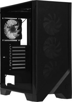 Корпус MSI MAG Forge 120A черный без БП ATX 2x120mm 2xUSB3.0 audio bott PSU от магазина РЭССИ