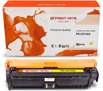 Картридж лазерный Print-Rite TFHAN7YPU1J PR-CE742A CE742A желтый (7300стр.) для HP LJ CP5220/CP5221/CP5223/CP5225 от магазина РЭССИ