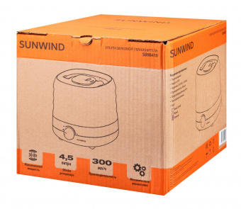 Увлажнитель воздуха SunWind SUH8410W 30Вт (ультразвуковой) белый от магазина РЭССИ