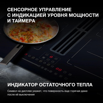 Индукционная варочная поверхность Hyundai HHIH 6858 BG черный от магазина РЭССИ