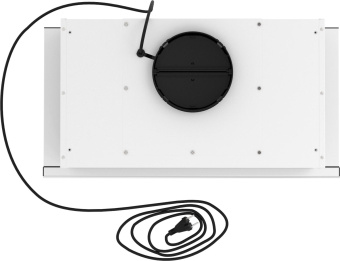 Вытяжка каминная Elikor Интегра GLASS 60П-650-В2Л белый управление: кнопочное (1 мотор) от магазина РЭССИ