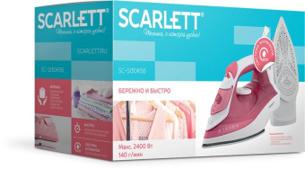 Утюг Scarlett SC-SI30K56 2400Вт розовый от магазина РЭССИ