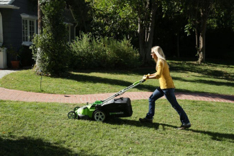 Газонокосилка роторная Greenworks G40LM49DB (2500207) от магазина РЭССИ