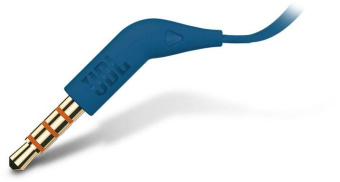 Гарнитура вкладыши JBL Tune 110 1.2м синий проводные в ушной раковине (JBLT110BLU) от магазина РЭССИ