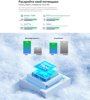 Планшет Teclast M50 T606 (1.6) 8C RAM6Gb ROM128Gb 10.1" IPS 1280x800 3G 4G Android 13 голубой 13Mpix 5Mpix BT GPS WiFi Touch microSD 256Gb 6000mAh 10hr от магазина РЭССИ