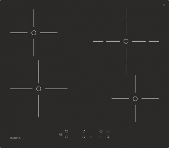 Варочная поверхность Darina PL E326 B черный от магазина РЭССИ