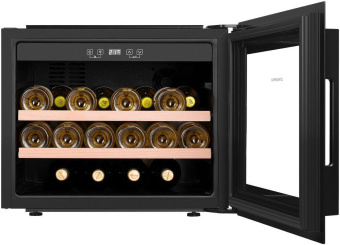 Винный шкаф Maunfeld MBWC-62S28 1-нокамерн. черный стекло (КА-00018704) от магазина РЭССИ