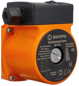 Насос циркуляционный Вихрь Ц-25/6 Стандарт 90Вт 3000л/час (68/7/7) от магазина РЭССИ