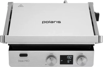 Электрогриль Polaris PGP 3005 2000Вт серебристый от магазина РЭССИ