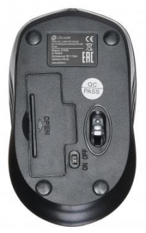 Мышь Оклик 475MW черный/серый оптическая (1000dpi) беспроводная USB для ноутбука (3but) от магазина РЭССИ