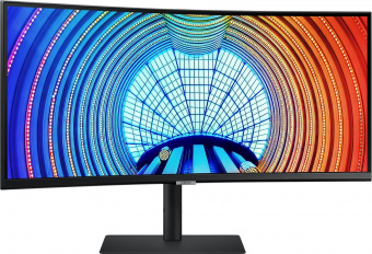 Монитор Samsung 34" LS34A650UXUXEN черный VA LED 5ms 21:9 HDMI матовая HAS Pivot 300cd 178гр/178гр 3440x1440 DisplayPort Ultra HD 2K (1440p) USB 7.6кг от магазина РЭССИ