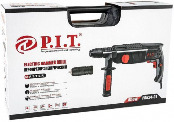 Перфоратор P.I.T. Мастер PBH24-C1 патрон:SDS-plus уд.:2.6Дж 850Вт (кейс в комплекте) от магазина РЭССИ