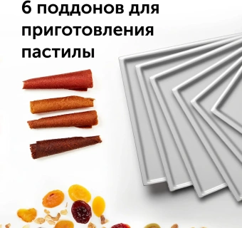 Сушка для фруктов и овощей Red Solution RFD-0151 18под. 500Вт черный от магазина РЭССИ